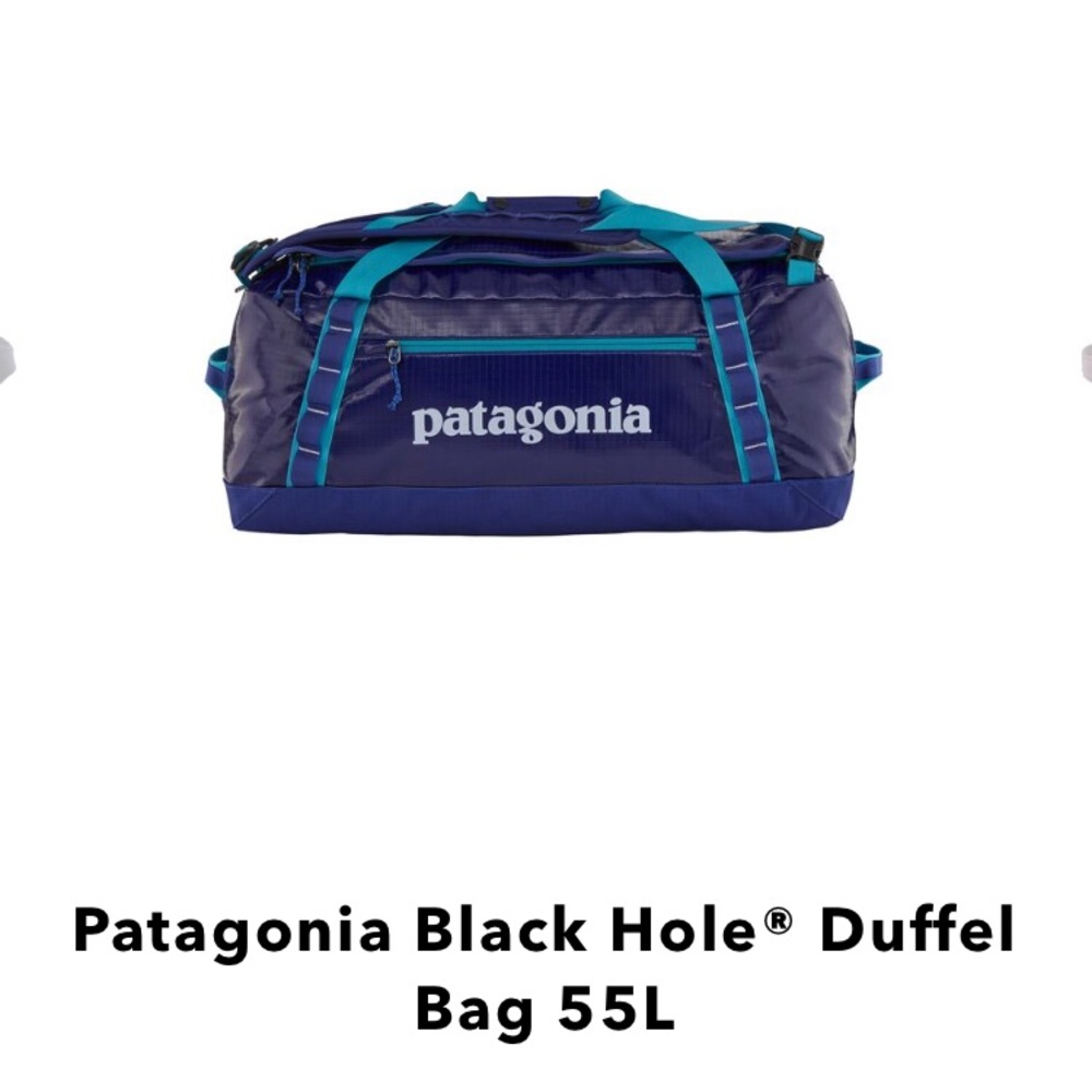 Patagonia Black Hole Duffel 55L NWT
